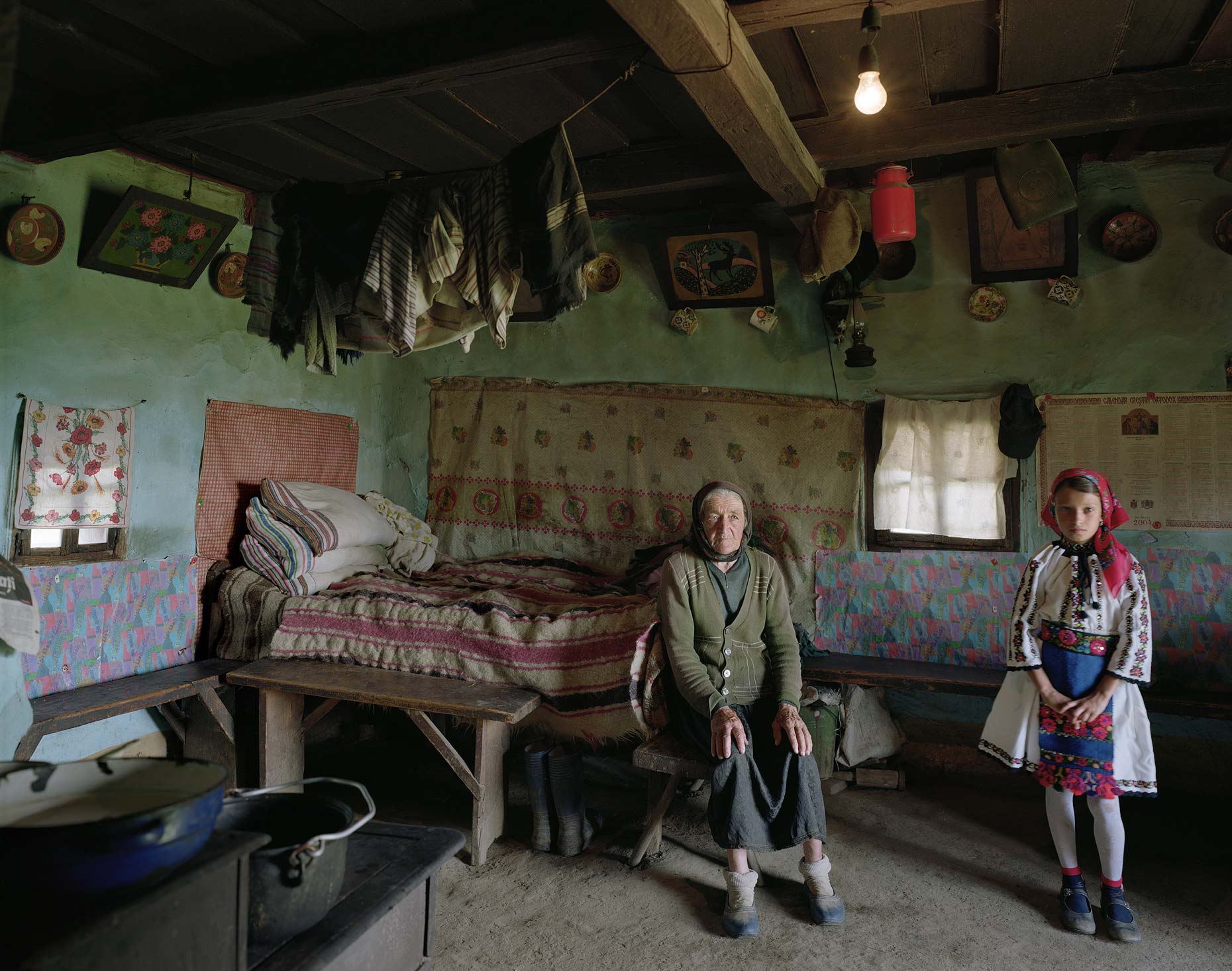 Grandmother and Granddaughter, Maramures, Romania, 2007